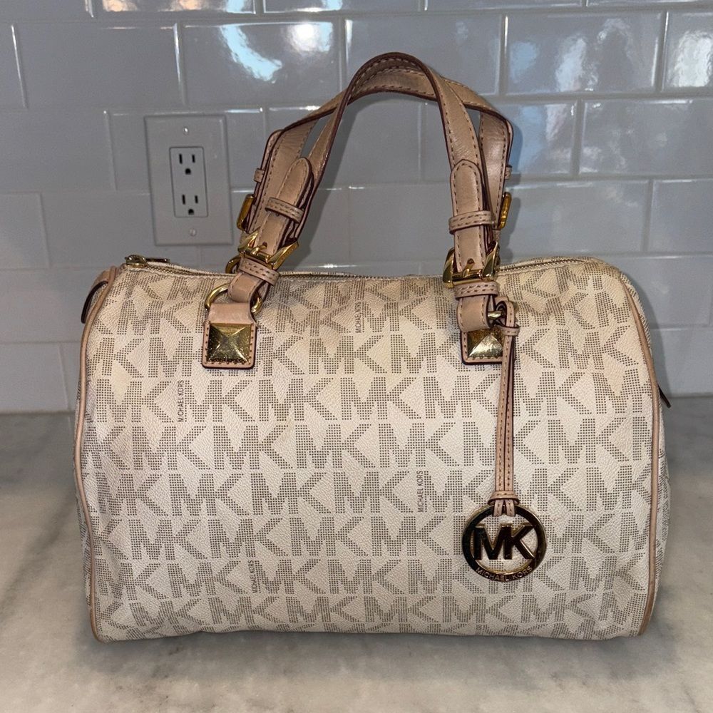 Michael Kors Bag Purse Handbag Pocketbook Grayson Duffle Satchel Tote Pocketbook